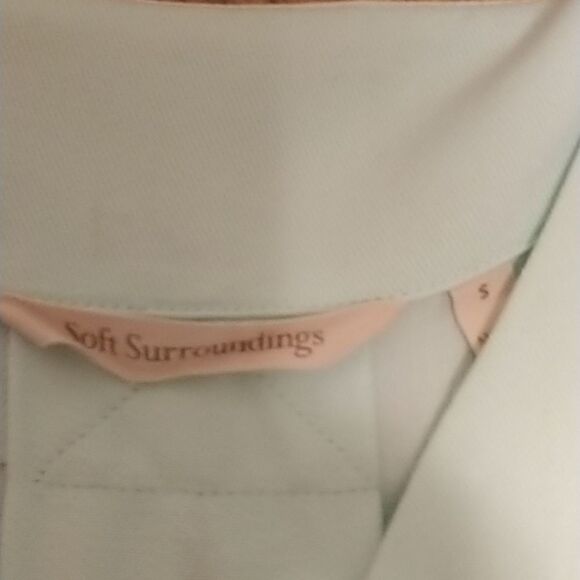 Soft Surroundings mint green tencel top tunic size S - Picture 8 of 9